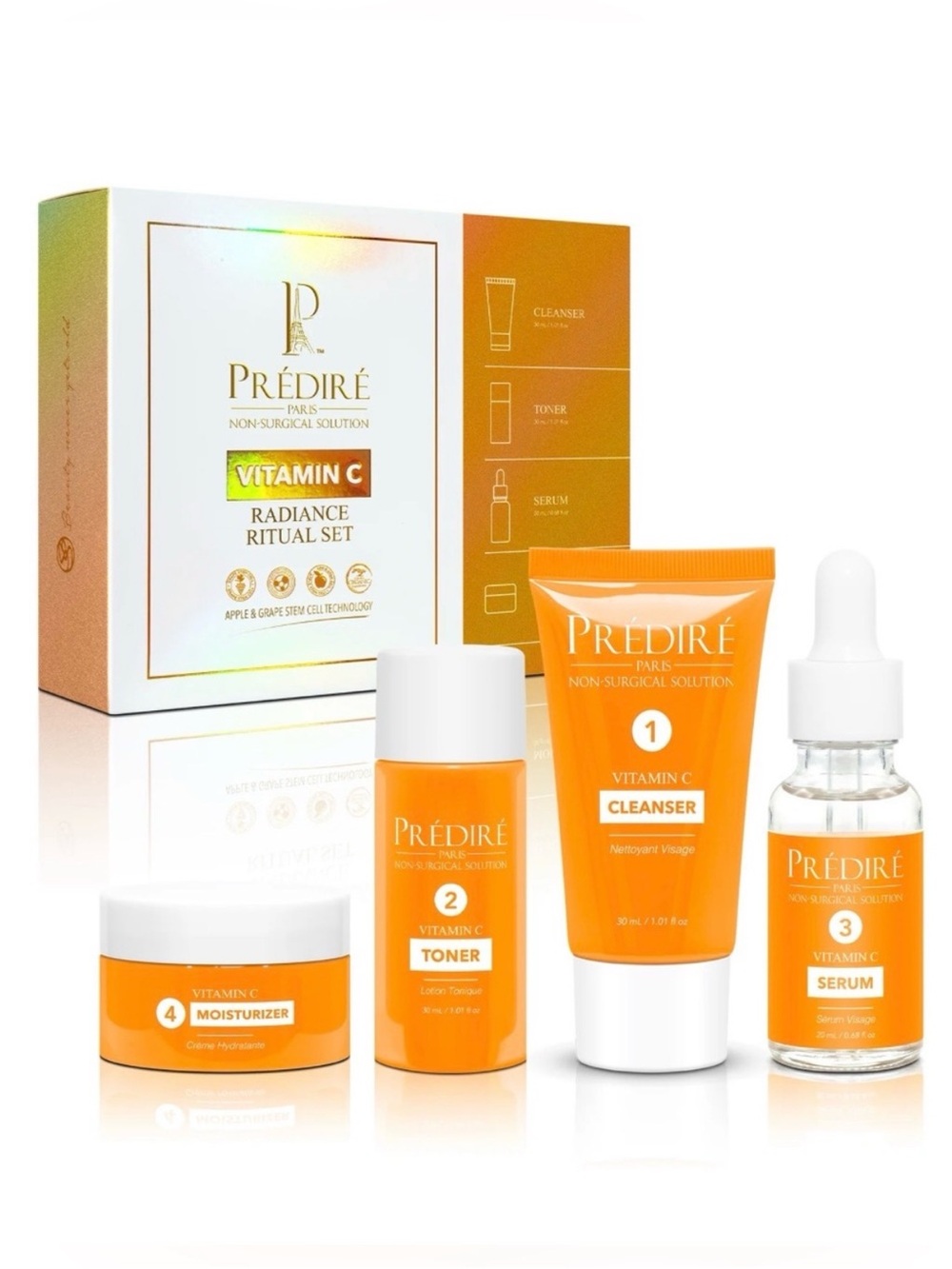 Prédiré Vitamin C Radiance Ritual Set — 4 piece Set